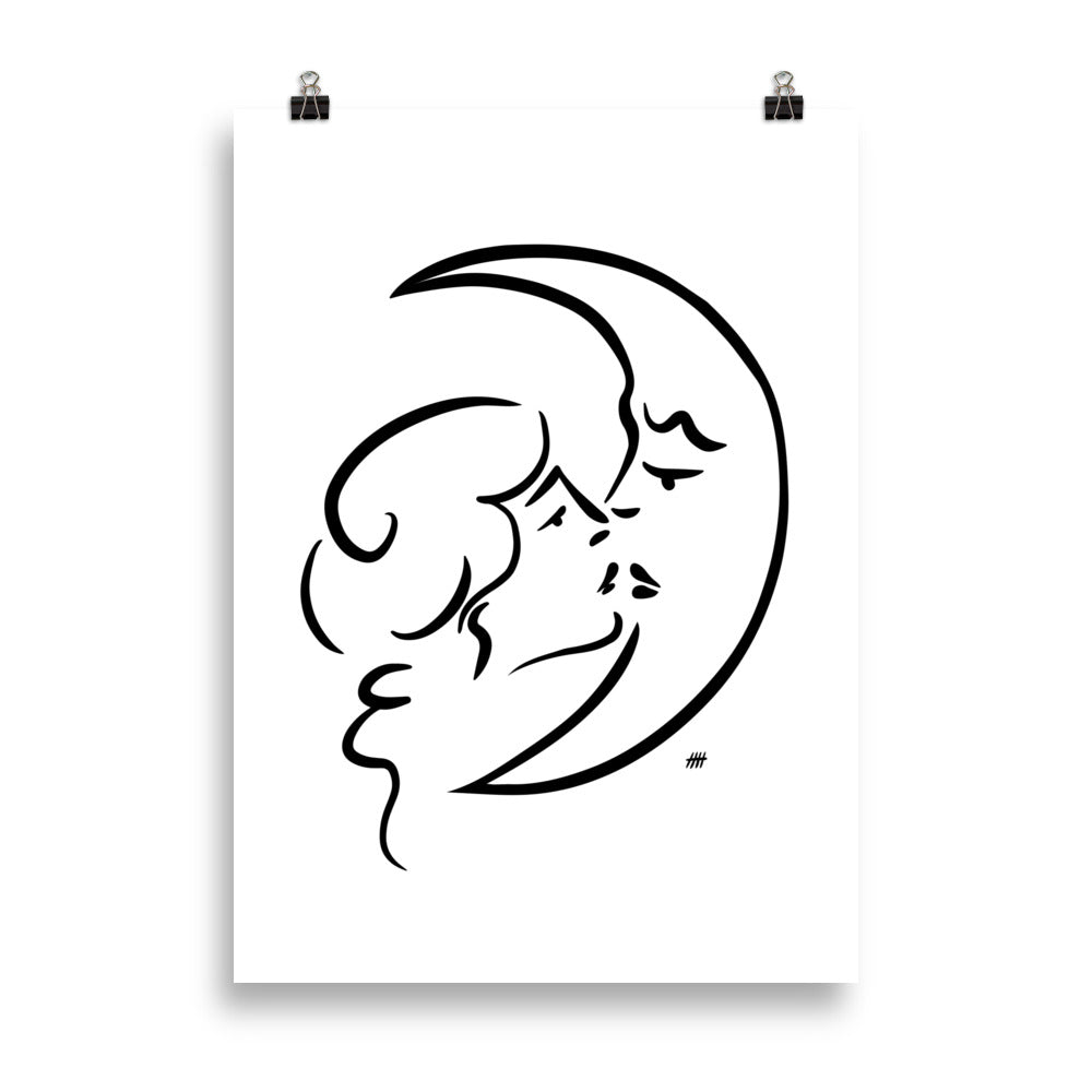 The Moon and I - Art Print