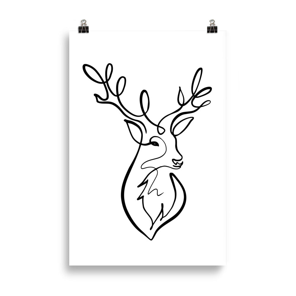 The Stag - Art Print