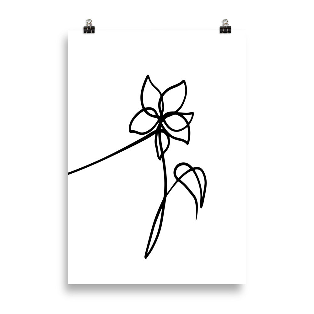 Love Yourself (BTS) - Plumeria Flower - Art Print